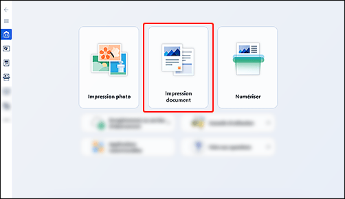 figure&nbsp;: écran Canon Inkjet Smart Connect