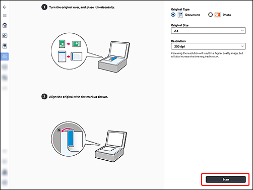 gambar: Layar Canon Inkjet Smart Connect