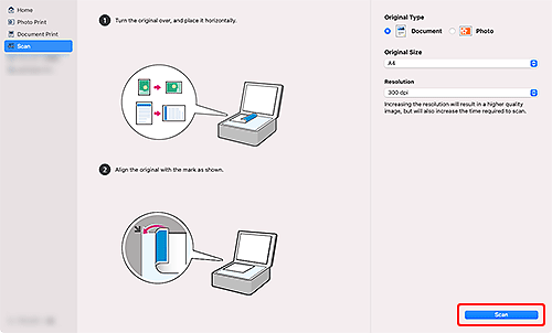 Imagen: Pantalla Canon Inkjet Smart Connect