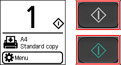 figure: Copy settings screen