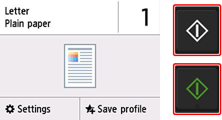 малюнок: екран параметрів копіювання