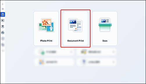 afbeelding: scherm Canon Inkjet Smart Connect