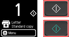 figure: Copy settings screen