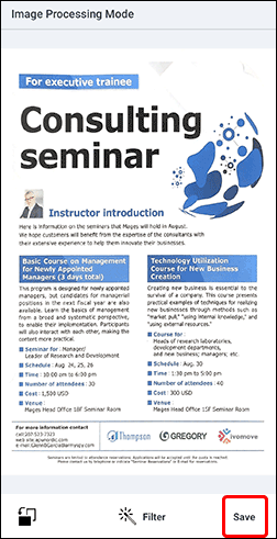 figura: Schermata Canon PRINT