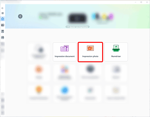 figure&nbsp;: écran Canon Inkjet Smart Connect