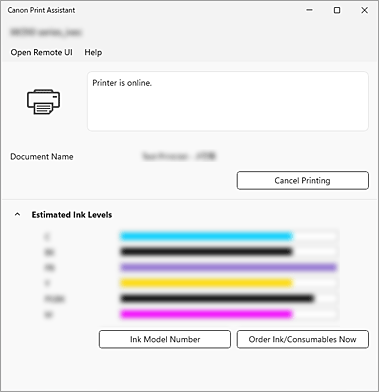 Imagen:Pantalla de notificación de estado