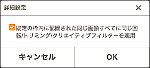 図：詳細設定画面