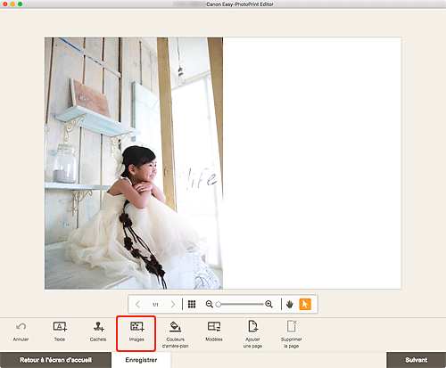 figure : Écran d'édition d'éléments