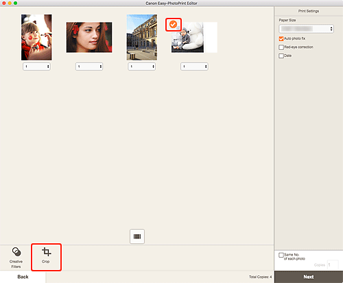 figura: tela Configurações de Impressão