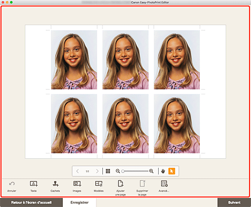 figure&nbsp;: Écran d'édition d'éléments