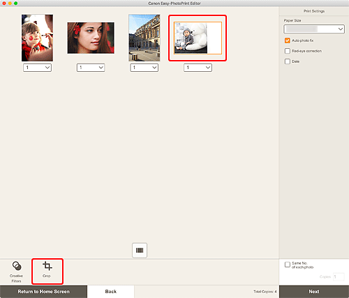 figura: tela Configurações de Impressão