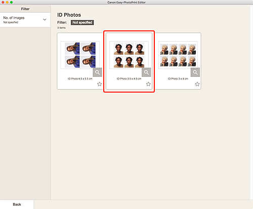 figura: Tela Fotos de ID