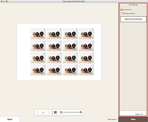 afbeelding: venster Afdrukinstellingen