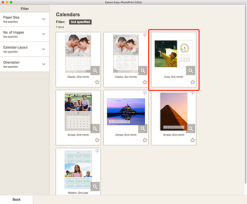 figura: Tela Calendários