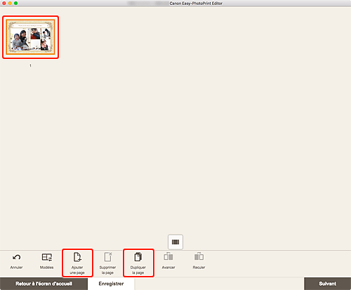 figure&nbsp;: Écran d'édition d'éléments
