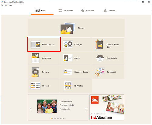 ภาพ: หน้าจอ "สร้าง"