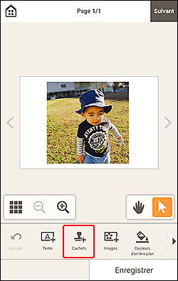 figure&nbsp;: Écran d'édition d'éléments
