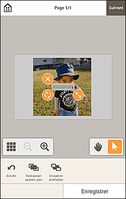 figure&nbsp;: Écran d'édition d'éléments