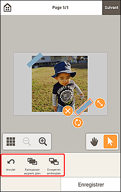 figure&nbsp;: Écran d'édition d'éléments
