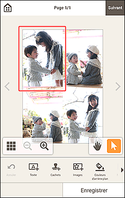 figure&nbsp;: Écran d'édition d'éléments