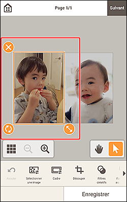 figure&nbsp;: Écran d'édition d'éléments