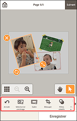 figure&nbsp;: Écran d'édition d'éléments