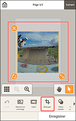 figure&nbsp;: Écran d'édition d'éléments