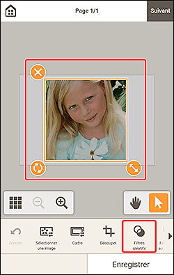 figure : Écran d'édition d'éléments