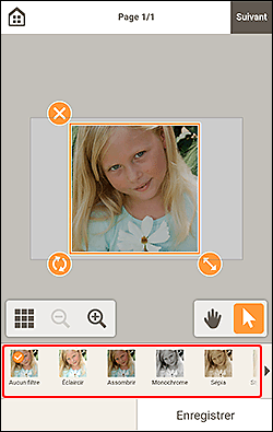 figure : Écran d'édition d'éléments