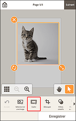 figure&nbsp;: Écran d'édition d'éléments