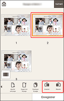 figure&nbsp;: Écran d'édition d'éléments