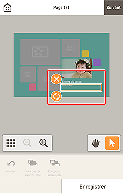 figure&nbsp;: Écran d'édition d'éléments