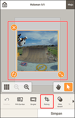 gambar: Layar edit Item