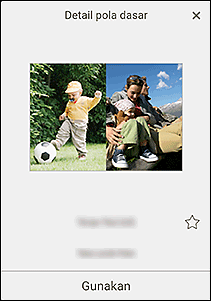 gambar: Layar Detail pola dasar