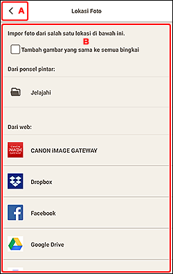 gambar: Layar Lokasi Foto