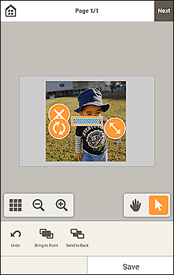 figur: Skjermbildet for redigering av elementer