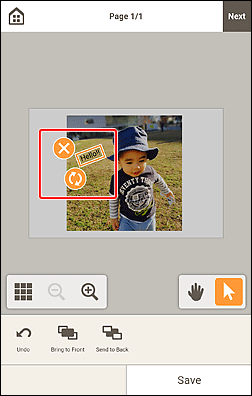 Abbildung: Elementbearbeitungsbildschirm