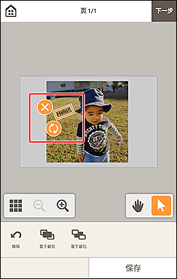 插图:项目编辑屏幕