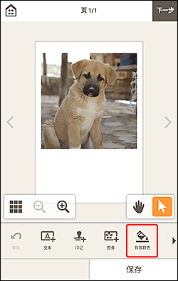 插图:项目编辑屏幕