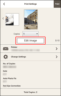 figur: fönstret Utskriftsinställningar