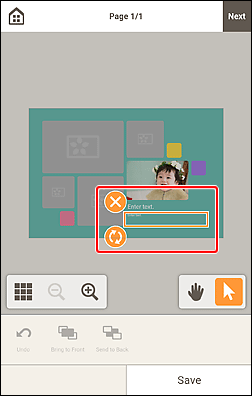 Abbildung: Elementbearbeitungsbildschirm