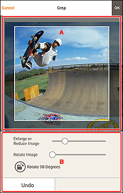 figure: Crop screen