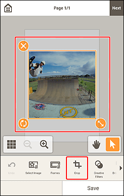 Imagen: pantalla de edición de elementos