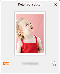 gambar: Layar Detail Pola Dasar