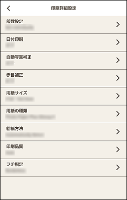図:印刷詳細設定画面