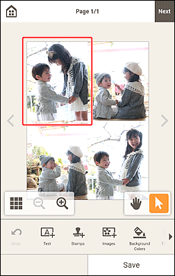 figur: Skjermbildet for redigering av elementer