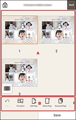 figura: Schermata di modifica dell'elemento