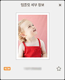 그림: [템플릿 세부 정보] 화면