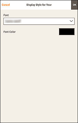 kuva: Vuosi-näytön näyttömuoto