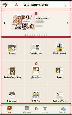 afbeelding: startscherm